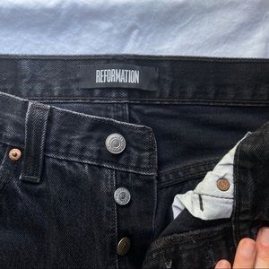 Reworked vintage Levi’s X Reformation